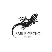 Eidechse Chamäleon Gecko Animall Logo und Symbolvektorillustration vektor