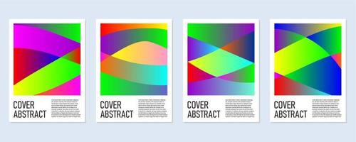 abstrakter farbenfroher geometrischer Hintergrund für Poster und Cover vektor