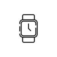 Uhr, Timer, Zeit gepunktete Linie Symbol Vektor Illustration Logo Vorlage. für viele Zwecke geeignet.