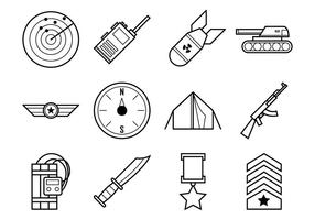 Gratis World War Icon Vector Pack