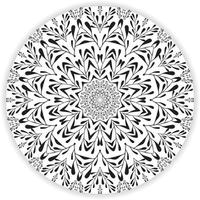 blume färbung mandala kunst einfach mandala form vektor floral orientalisch umriss blume vintage dekorativ elemente muster illustration islam arabisch indisch türkisch mystiker religion moral lotus