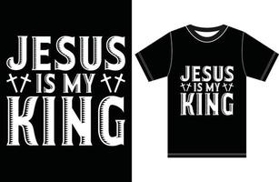 Jesus är min kung. Jesus kärlek t skjorta vektor