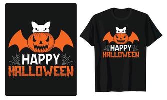 beste halloween-typografie und grafik für t-shirt, banner, poster, geschenkkartendesign vektor