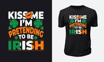 st. Patricks Day T-Shirt-Design vektor