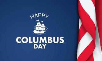 columbus dag bakgrund design. baner, affisch, hälsning kort. vektor illustration.