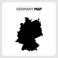 deutschland karte vektor illustration