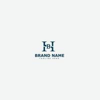 hb logotyp design mall vektor grafisk branding element