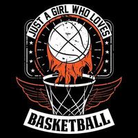 Basketball-T-Shirt-Designbündel, Basketball-T-Shirt-Set mit benutzerdefinierter Grafik, Basketballspielvektor, Basketballspieler-Silhouette vektor