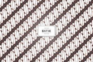 vintage traditionelle batik nahtlose muster vektor