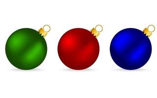 Weihnachtskugeln für den Baum. Vektor-Illustration vektor