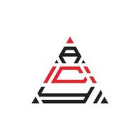 kreatives dreieck drei professionelles logo-design für ihr unternehmen vektor