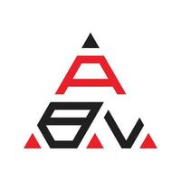 abv-Logo, abv-Buchstabe, abv-Buchstaben-Logo-Design, abv-Initialen-Logo, abv-verknüpft mit Kreis- und Großbuchstaben-Monogramm-Logo, abv-Typografie für Technologie, abv-Geschäfts- und Immobilienmarke, vektor