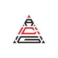 kreatives dreieck drei professionelles logo-design für ihr unternehmen vektor