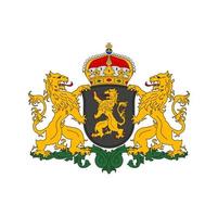 nederländerna täcka av vapen, norr brabant heraldik vektor