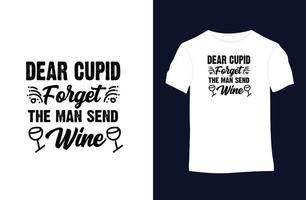 Valentinstag-Vektor-T-Shirt-Design mit Silhouetten, Typografie, Druck, Vektorillustration vektor