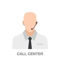 callcenter auf transparentem hintergrund vektor