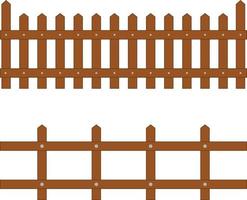 trä- staket vektor design för Hem