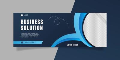 neues kreatives Corporate Marketing Business Cover oder Banner-Design. - Vektor. vektor