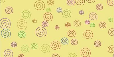 Spiralmuster mit cremefarbenem Hintergrund vektor