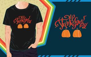 Thanksgiving-T-Shirt-Design vektor