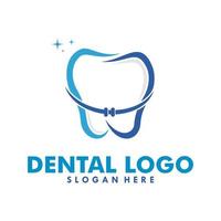 Dental Logo Vorlage Vektor-Illustration Icon Design vektor