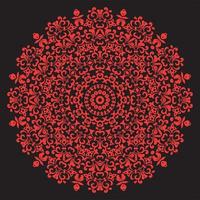 Mandala. rundes buntes Ornamentmuster. dekorative Elemente. vektor