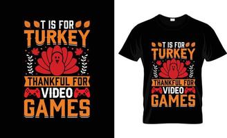 Thanksgiving-T-Shirt-Design, T-Shirt-Slogan und Bekleidungsdesign, Typografie, Druck, Vektorillustration vektor