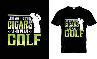 Golf-T-Shirt-Design, Golf-T-Shirt-Slogan und Bekleidungsdesign, Golf-Typografie, Golf-Vektor, Golf-Illustration vektor