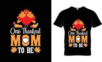 Thanksgiving-T-Shirt-Design, T-Shirt-Slogan und Bekleidungsdesign, Typografie, Druck, Vektorillustration vektor