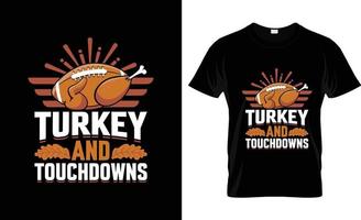 Thanksgiving-T-Shirt-Design, T-Shirt-Slogan und Bekleidungsdesign, Typografie, Druck, Vektorillustration vektor