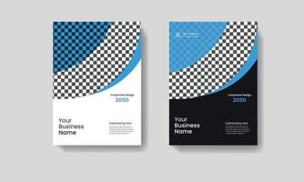 företags- bok omslag design mall. minimal broschyr layout och modern Rapportera företag flygblad affisch mall. vektor