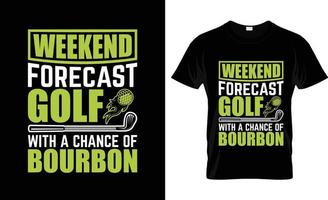 Golf-T-Shirt-Design, Golf-T-Shirt-Slogan und Bekleidungsdesign, Golf-Typografie, Golf-Vektor, Golf-Illustration vektor