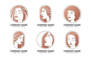 Beauty-Logo-Design-Set vektor