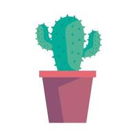 kaktus i kruka vektor