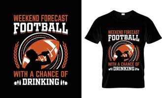 American-Football-T-Shirt-Design, American-Football-T-Shirt-Slogan und Bekleidungsdesign, American-Football-Typografie, American-Football-Vektor, American-Football-Illustration vektor