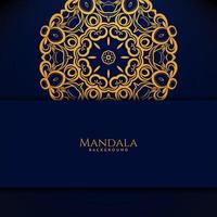 moderner dekorativer Luxushintergrund des schönen Mandala-Entwurfs vektor