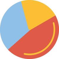 Diagramm flaches Symbol vektor