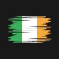 irland flagga design fri vektor