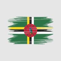 dominica flagga design fri vektor