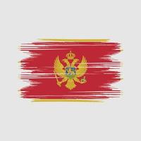 montenegro flag design kostenloser vektor
