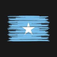 somalia flaggborste. National flagga vektor