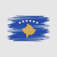 kosovo flagga design fri vektor