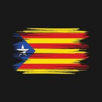 catalonia flagga design fri vektor