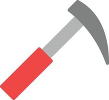 Hammer flaches Symbol auswählen vektor