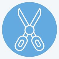 Reparatur von Icon-Kleidung. im Zusammenhang mit dem Wäschesymbol. blaue augen stil. einfaches Design editierbar. einfache Illustration, gut für Drucke vektor