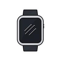 Smartwatch-Symbol. Symbol im Zusammenhang mit Elektronik, Technologie. linearer Farbsymbolstil, farbig. einfaches Design editierbar vektor