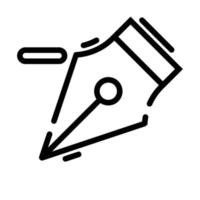 Stift-Werkzeug-Symbol vektor