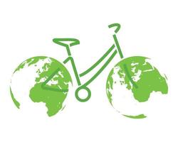 eco cykel logotyp vektor