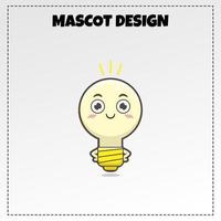 lampa logotyp vektor maskot illustration design
