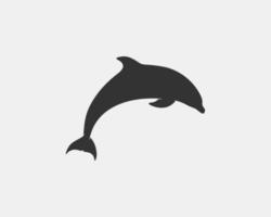 Delphin-Vektorsilhouette
